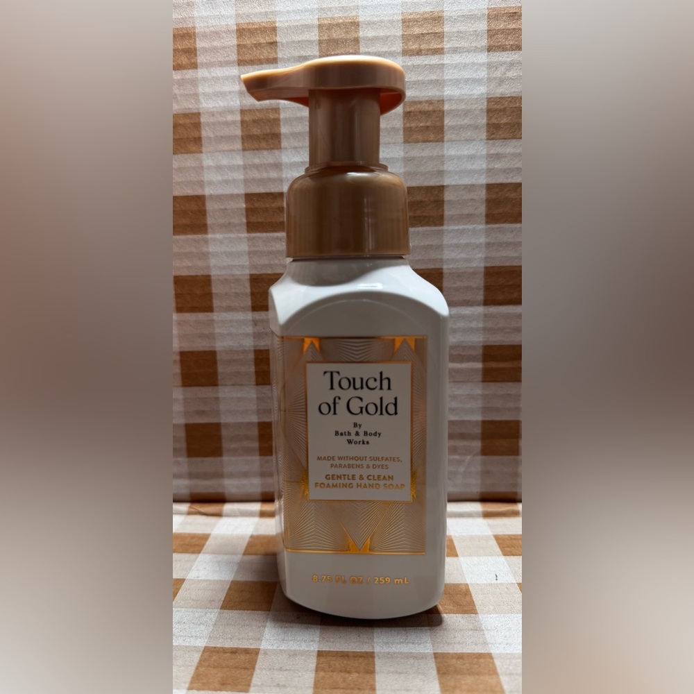 NEW B&BW Touch Of Gold Foaming Hand Soap 8.75 fl Oz